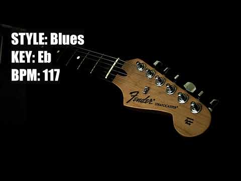 Texan Groove Blues Guitar Backing Track Jam in  Eb 117 bpm