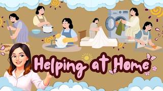 English Speaking Practice | Talking About Chores at Home| Helping at Home