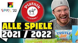 Alle Brettspiele von PIATNIK SPIELE 2021/2022 - SPIEL Messe