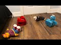 TMX Elmo Ernie And Cookie Monster With Laughing Monkey
