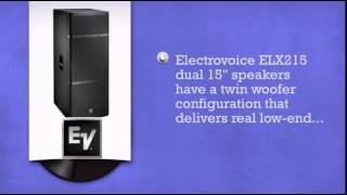 Video thumbnail for Electrovoice ELX215 Dual 15 Professional Passive PA Speaker - DJkit.com by djkit®