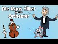 Kinderlied Instrumente Die Maus Flitzt Durchs Orchester Hurra Kinderlieder