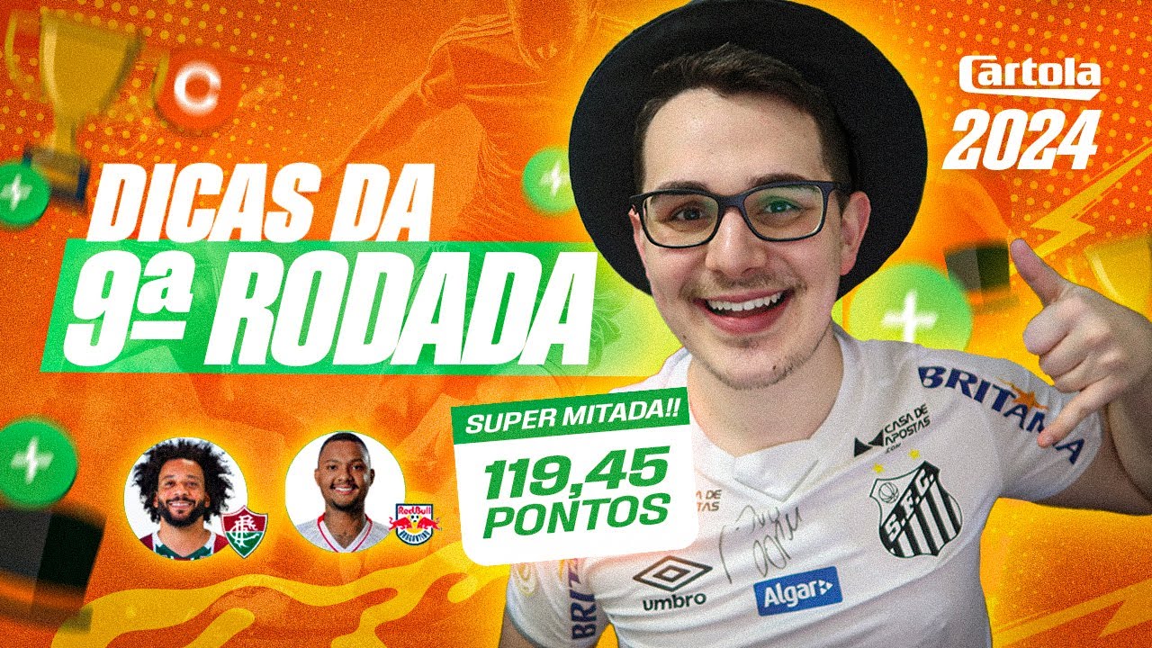 DICAS #9 RODADA | CARTOLA FC 2024 | MITAMOS DEMAIS NA ÚLTIMA!!!