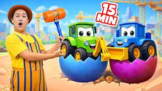 Download lagu Work Machine Surprise Eggs  MORE | TigiBoo Kids Songs & Nursery Rhymes mp3