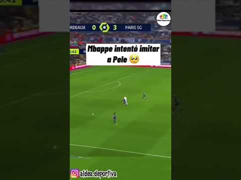 Pelé y Mbappé a nada de hacer golazos