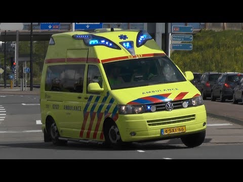 [Piepende banden] A1, Silverline Ambulance 02-127 Heerenveen naar melding
