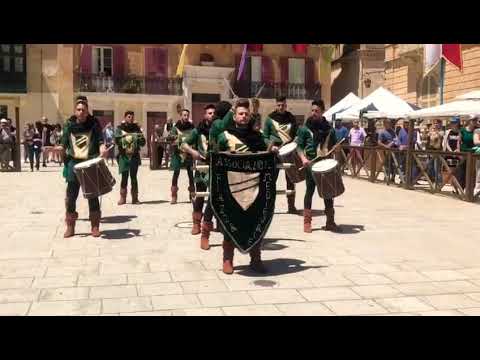 Musici di Piazza Medioevale [Medieval Mdina Festival 2018] (Tamburi di piazza armerina)