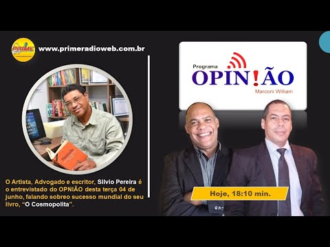 Silvio Pereira conversa sobre o sucesso mundial de seu livro - "O Cosmopolita".