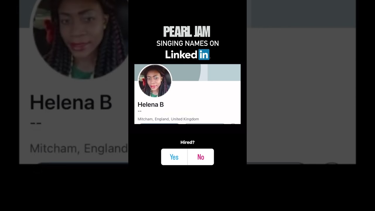 Pearl Jam singing makes on LinkedIn #pearljam #linkedin