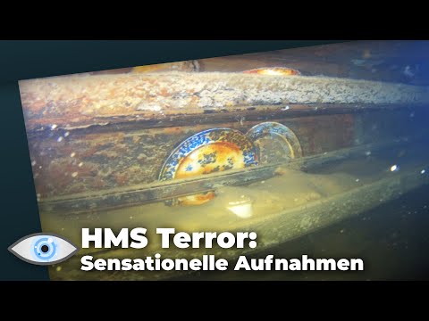 Wrack der HMS Terror: Spektakuläre Aufnahmen aus dem Inneren