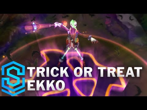 Trick or Treat Ekko Skin Spotlight - Pre-Release - League of Legends