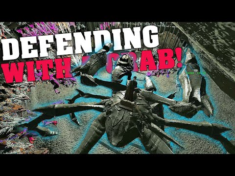 Defending Oil Cave with a CRAB?! Official Small Tribes S5E2 | Ark: Survival Evolved