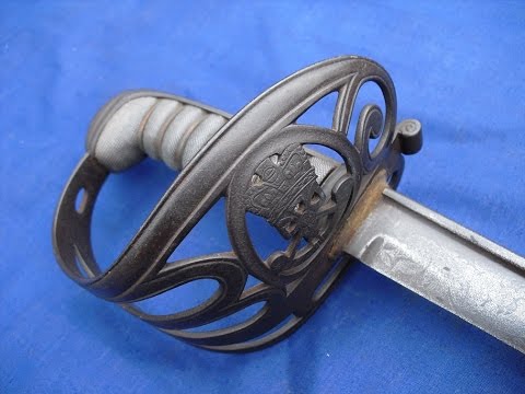 Antique British military swords: 1827 pattern Rifles officer's sword