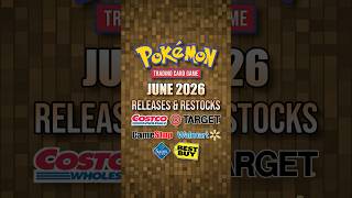 Pokemon TCG Drops & Restock Schedule June 2026 #pokemon #pokemontcg #pokemoncards #pokemoncommunity