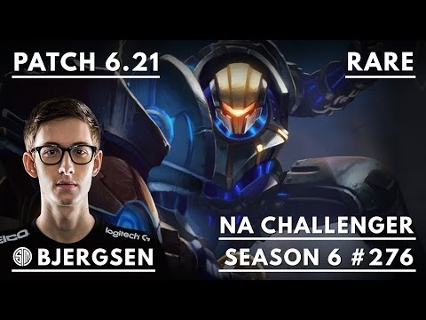 276. TSM Bjergsen - Jayce vs Ryze - Mid - November 1st, 2016 - season 6 - Patch 6.21