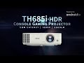 BenQ TH685i - Ultra-Low Input Lag HDR Console Gaming Projector Powered by Android TV