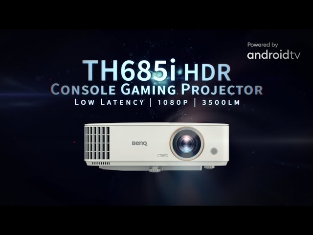 BenQ TH685i - Ultra-Low Input Lag HDR Console Gaming Projector Powered by Android TV