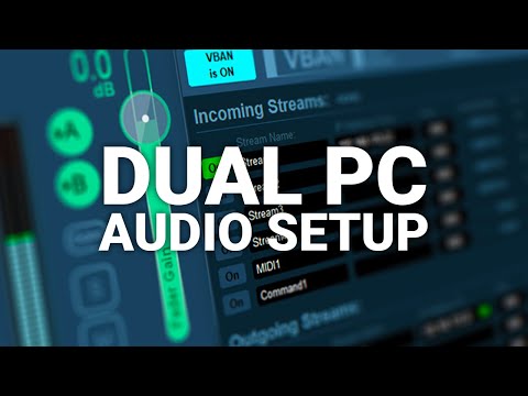 Dual PC Audio Setup: How to Send Audio & Microphone over Ethernet