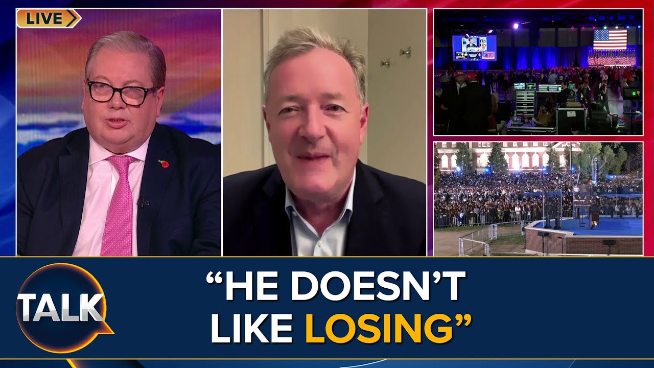 “Donald Trump Is A Very BAD Loser” | Piers Morgan ‘Believes’ Trump Will Win Election