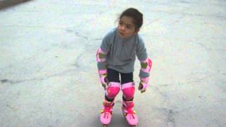 Primera prueba con los patines