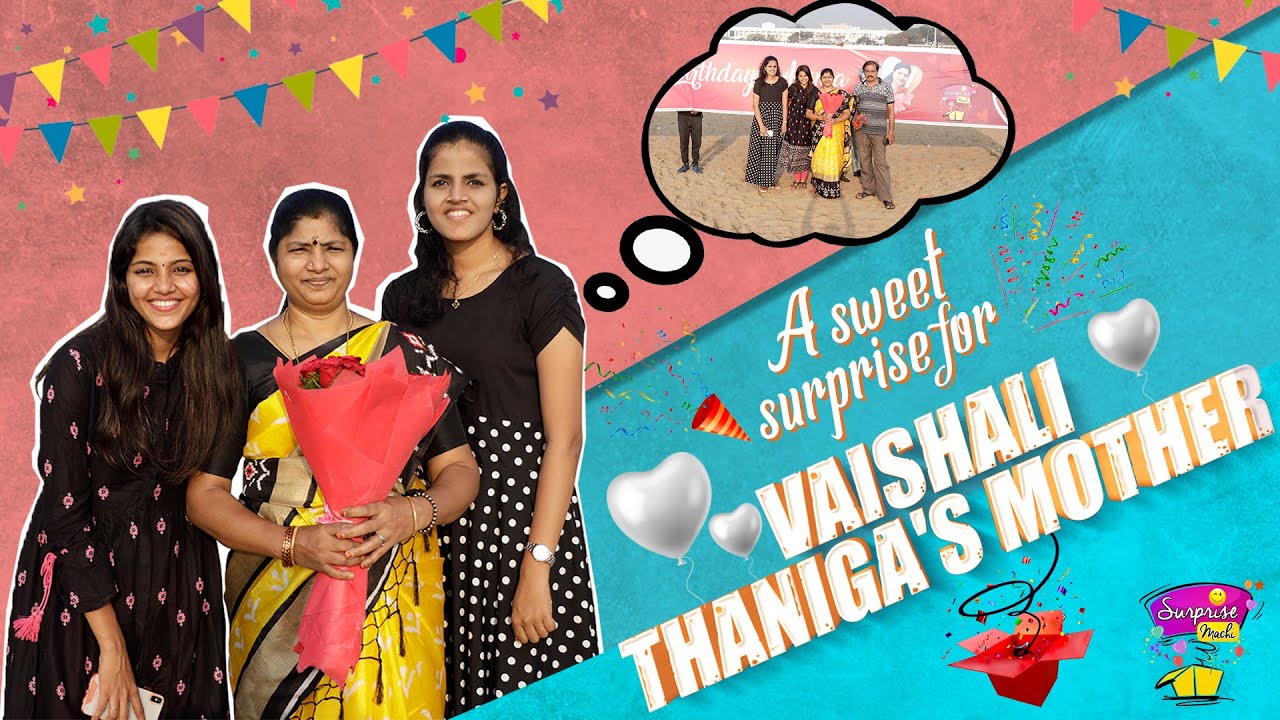 Surprise Flashmob For Amma Birthday | Raja Rani Actress Vaishali Mother Surprise | Surprise Machi