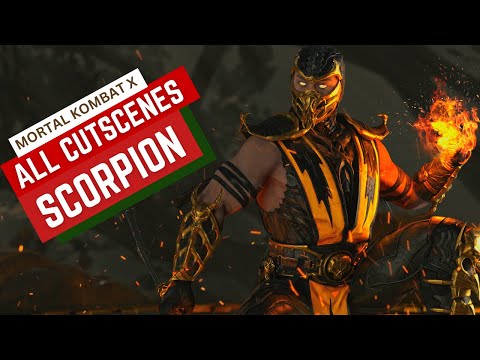 Hanzo Hasashi x Scorpion - All scenes from MKXL | GET OVER HERE ⛓️ 🔥|