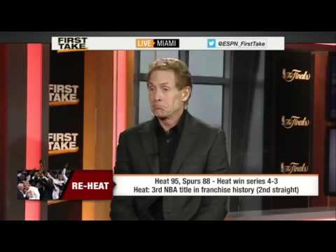First Take   Skip Bayless is devastated Lebron wins again