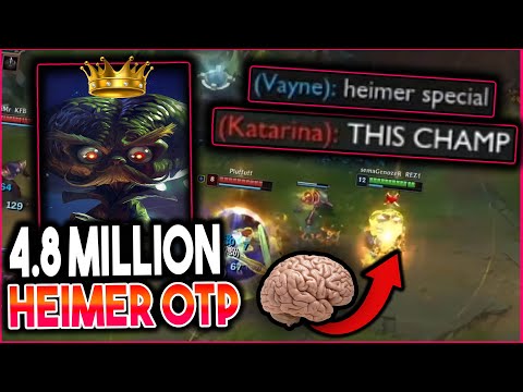 HEIMERDINGER is the BIG BRAIN KING OF TOPLANE! Slapping Shen OTPS 🧠 - League of Legends