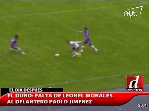 🎬 Leonel Morales, el duro de la fecha por esta falta a Paolo Jimenez