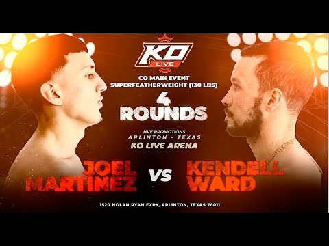 JOEL MARTÍNEZ VS KENDELL WARD