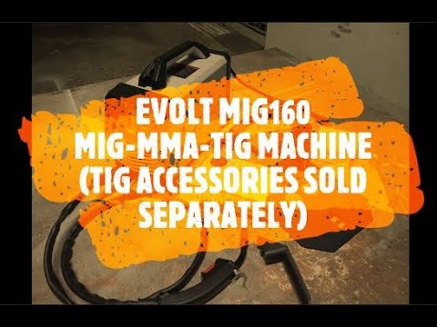 EVOLT MIG160  Welding Machine setup and test video and audio