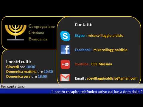 2020-06-25 Culto Giovedì - Fr Mondello - Fr Barbagallo - Salmi cap 33 vers 12