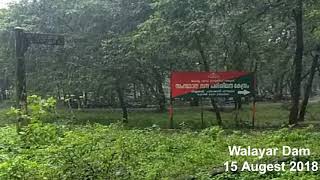 preview picture of video 'Palakkad Walayar Dam 3 Shutters Open 720p'