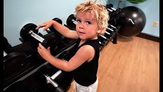 3 Year Old Tydus GETS SIX PACK ABS!!