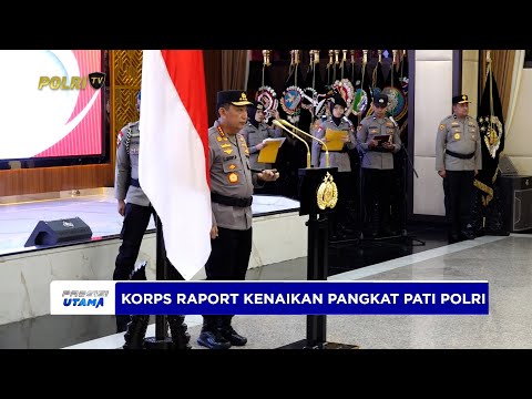 KAPOLRI PIMPIN UPACARA KENAIKAN PANGKAT 6 PERWIRA TINGGI