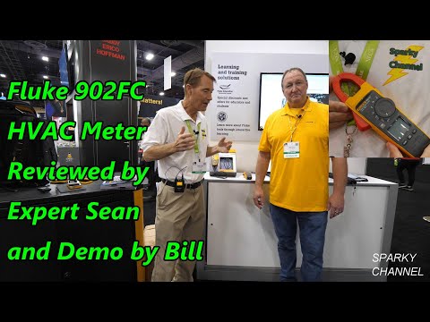  Fluke 902 FC HVAC Clamp Meter with Review by Expert Sean and Demo by Bill