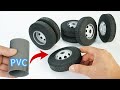 How To Make RC Truck Wheels From PVC Pipe DIY Tires BillMingLabs