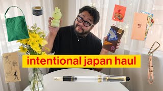 Intentional Japanese Stationery Haul 🛍️ Fountain Pens, Notebooks, Bags