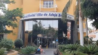 Hotel Villa De Adeje Beach , Costa Adeje Tenerife - Walkthrough to Swimming Pool