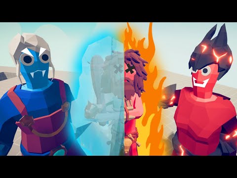 FREEZE & BURN - ICE MAGE + INFERNAL WHIP vs EVERY UNIT | Totally Accurate Battle Simulator TABS