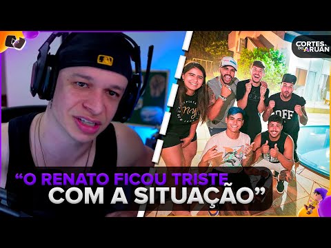 ARUAN REAGE: REAÇÃO DOS MEUS AMIGOS AO VER MINHA NOVA CASA (DANI NOBREGA) - Cortes do Aruan