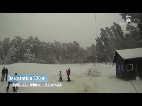 Skilift Beerfelden: Liftfahrt