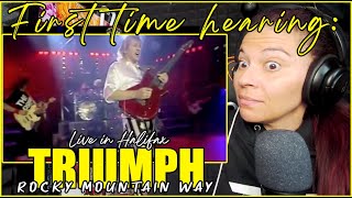 First Time Hearing TRIUMPH - Rocky Mountain Way (Live in Halifax) | Reaction
