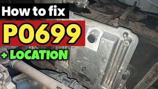 dtc p0699 quickly Fix