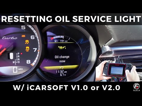 Resetting Oil Service Light on Porsche Vehicles w/ iCarsoft