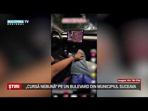 Teribilism pe un bulevard din municipiul Suceava