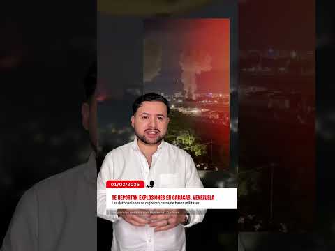 🚨Continúan bombardeos en Venezuela en Caracas, La Guaira y Miranda.