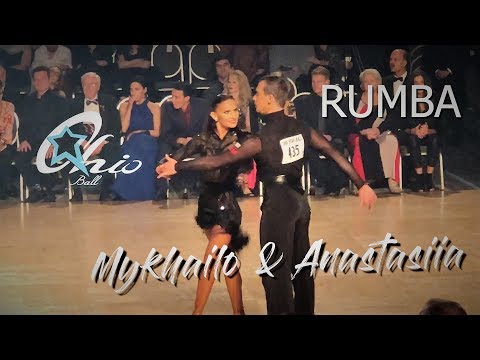 Mykhailo Bilopukhov & Anastasiia Shchypilina I Ohio Star Ball Championships 2018 I Final - Rumba