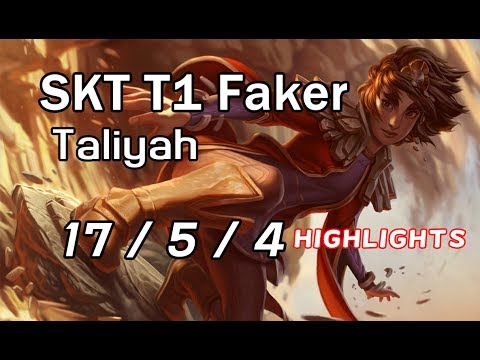SKT T1 Faker Taliyah 17/5/4 VS Vladimir | Highlights