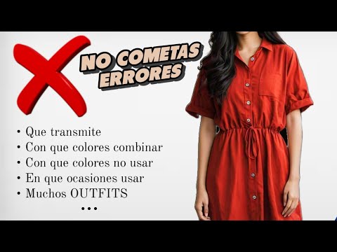 VESTIDO ROJO ➤ Como combinar y vestir (+ muchos OUTFITS para mujer)
